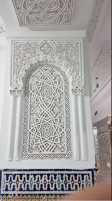 نقش-مغربي-جبس-بالكويت